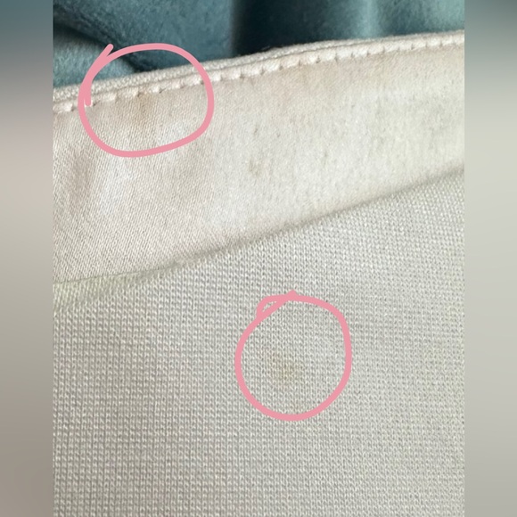 Ted Baker pale pink Bardot top with rose gold back zipper - Picture 5 of 5